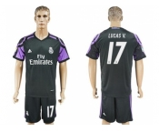 Real Madrid #17 Lucas V. Sec Away Soccer Club Jersey