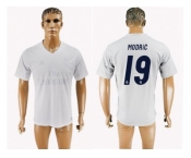 Real Madrid #19 Modric Marine Environmental Protection Home Soccer Club Jersey 1
