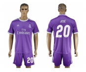 Real Madrid #20 Jese Away Soccer Club Jersey1
