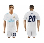 Real Madrid #20 Jese White Home Soccer Club Jersey