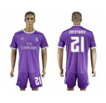 Real Madrid #21 Cheryshev Away Soccer Club Jerse