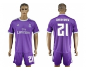 Real Madrid #21 Cheryshev Away Soccer Club Jerse