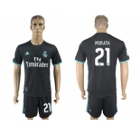 Real Madrid #21 Morata Away Soccer Club Jersey 1