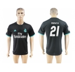 Real Madrid #21 Morata Away Soccer Club Jersey 3