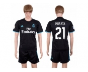 Real Madrid #21 Morata Away Soccer Club Jersey