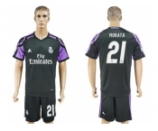 Real Madrid #21 Morata Sec Away Soccer Club Jersey