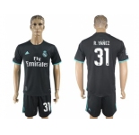 Real Madrid #31 R.Yanez Away Soccer Club Jersey