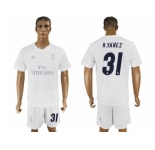 Real Madrid #31 R.Yanez Marine Environmental Protection Home Soccer Club Jersey