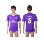 Real Madrid #5 Varane Away Soccer Club Jersey4