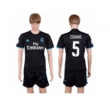 Real Madrid #5 Zidane Away Soccer Club Jersey