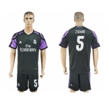 Real Madrid #5 Zidane Sec Away Soccer Club Jersey