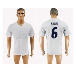 Real Madrid #6 Nacho Marine Environmental Protection Home Soccer Club Jersey 1