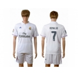 Real Madrid #7 Ronaldo White Home Soccer Club Jersey5