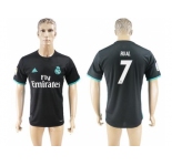 Real Madrid #7 Rual Away Soccer Club Jersey 1