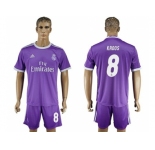 Real Madrid #8 Kroos Away Soccer Club Jersey 5