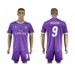 Real Madrid #9 Benzema Away Soccer Club Jersey 5
