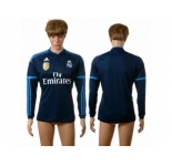 Real Madrid Blank Away Long Sleeves Soccer Club Jersey3