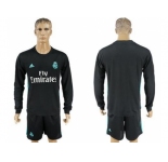 Real Madrid Blank Away Long Sleeves Soccer Club Jersey