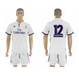 Real Madrid Blank Champions Home Soccer Club Jersey