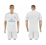 Real Madrid Blank White Home Soccer Club Jersey 1