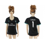 Women's Real Madrid #1 I.Casillas Away Soccer Club Jersey