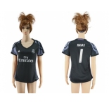 Women's Real Madrid #1 Navas Sec Away Soccer Club Jersey