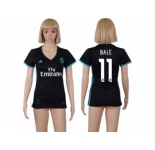 Women's Real Madrid #11 Bale Away Soccer Club Jersey