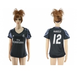 Women's Real Madrid #12 Marcelo Sec Away Soccer Club Jersey