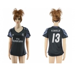 Women's Real Madrid #13 K.Casilla Sec Away Soccer Club Jersey