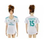 Women's Real Madrid #15 F.Coentrao Home Soccer Club Jersey