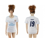 Women's Real Madrid #19 Modric Home Soccer Club Jersey2