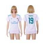 Women's Real Madrid #19 Modric Home Soccer Club Jersey