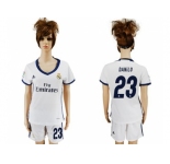 Women's Real Madrid #23 Danilo Home Soccer Club Jersey2
