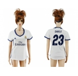 Women's Real Madrid #23 Danilo Home Soccer Club Jersey3