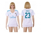 Women's Real Madrid #23 Danilo Home Soccer Club Jersey