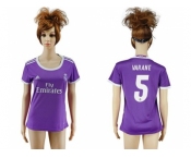 Women's Real Madrid #5 Varane Away Soccer Club Jersey1