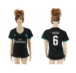Women's Real Madrid #6 Nacho Away Soccer Club Jersey