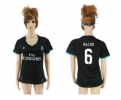 Women's Real Madrid #6 Nacho Away Soccer Club Jersey