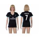 Women's Real Madrid #7 Ronaldo Away Soccer Club Jersey