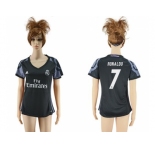 Women's Real Madrid #7 Ronaldo Sec Away Soccer Club Jersey
