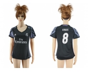 Women's Real Madrid #8 Kroos Sec Away Soccer Club Jersey