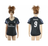 Women's Real Madrid #9 Benzema Sec Away Soccer Club Jersey