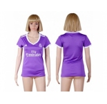 Women's Real Madrid Blank Away Soccer Club Jersey2