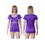 Women's Real Madrid Blank Away Soccer Club Jersey