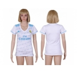 Women's Real Madrid Blank Home Soccer Club Jersey1