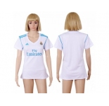 Women's Real Madrid Blank Home Soccer Club Jersey
