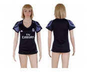 Women's Real Madrid Blank Sec Away Soccer Club Jersey
