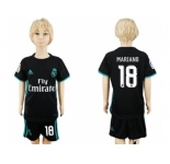 Real Madrid #18 Mariano Away Kid Soccer Club Jersey