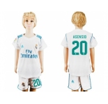 Real Madrid #20 Asensio White Home Kid Soccer Club Jersey