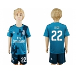Real Madrid #22 Isco Sec Away Kid Soccer Club Jerse